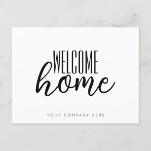 Real Estate Welcome Home Postcard