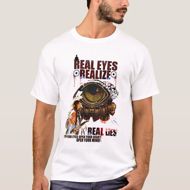 Real Eyes-Realise-Real Lies T-Shirt (Front)