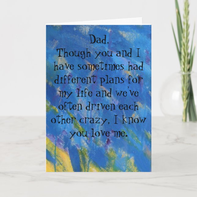 Real Father's Day Card (Front)