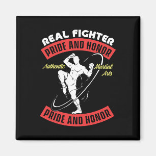 Real Fighter Muay Thai Mma Fight Authentic Martial Magnet