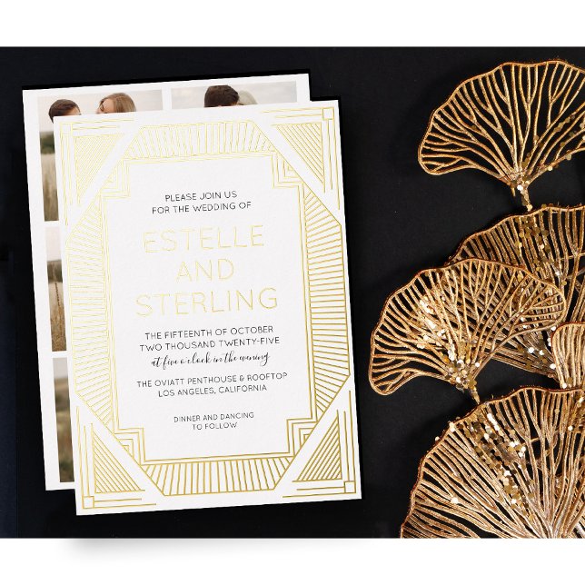 Real Foil Geometric Shape Wedding Photos (Creator Uploaded)