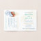 Real Foil Palm Tree Passport Wedding Invitation