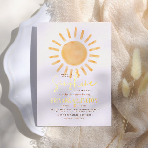 Real Foil   Sunshine Boho Boy or Girl Baby Shower