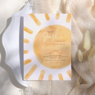 Real Foil Sunshine Boho Gender Neutral Baby Shower