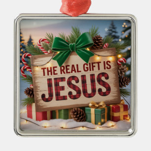 Real Gift Jesus Ornament