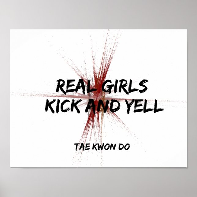 Real Girls Kick and Yell Poster (Front)