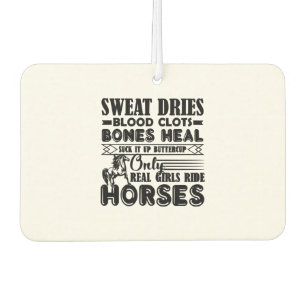 Real Girls Ride Horses Car Air Freshener