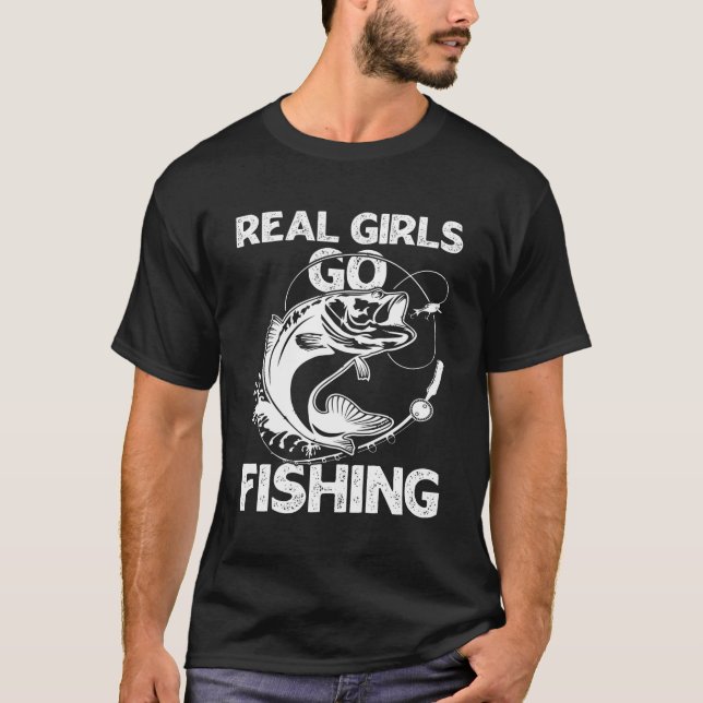 Real Go Fishing T-Shirt (Front)