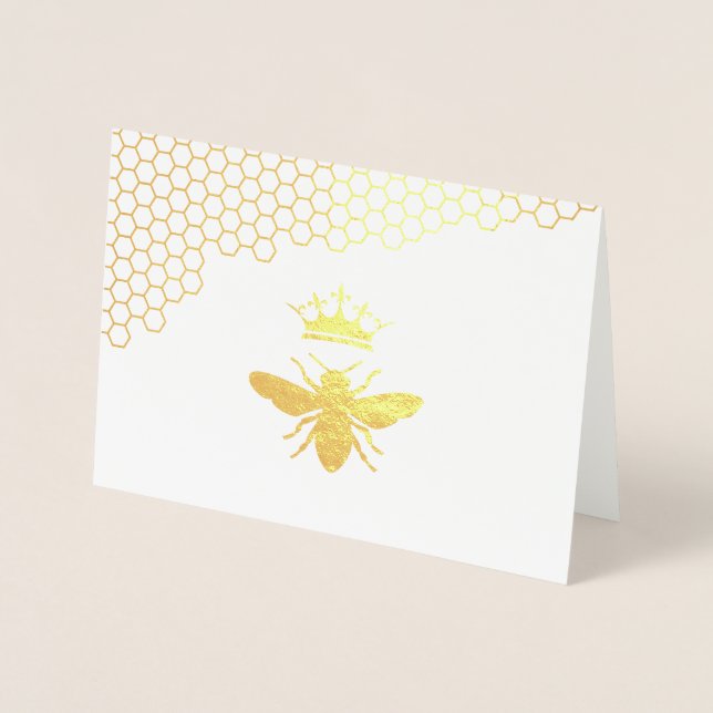 REAL gold foil queen bee Foil Card (Front)