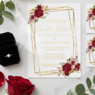 Real Gold Wedding Spanish Nuestra Boda