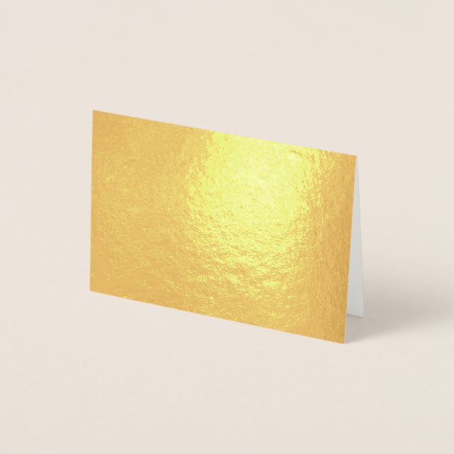 Real Golden Coloured Foil Metallic Blank-Inside Card (Front)