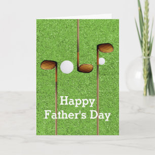 Real Golfer Hole-in-one Father's Day Card