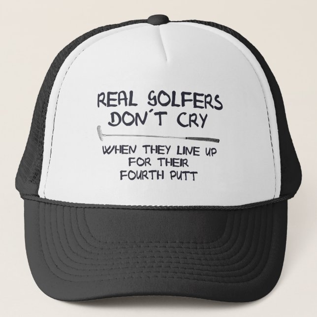 Real Golfers don´t cry Trucker Hat (Front)