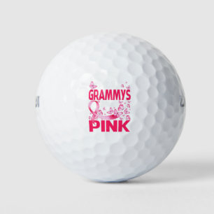 Real Grammys Wear Pink Breast Cancer Awareness Golf Balls