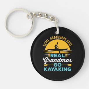 Real Grandmas Go Kayaking Kayak Yak Women Key Ring