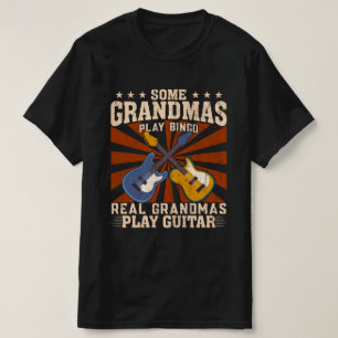 Real Grandpas Play Guitar funny T-shirt