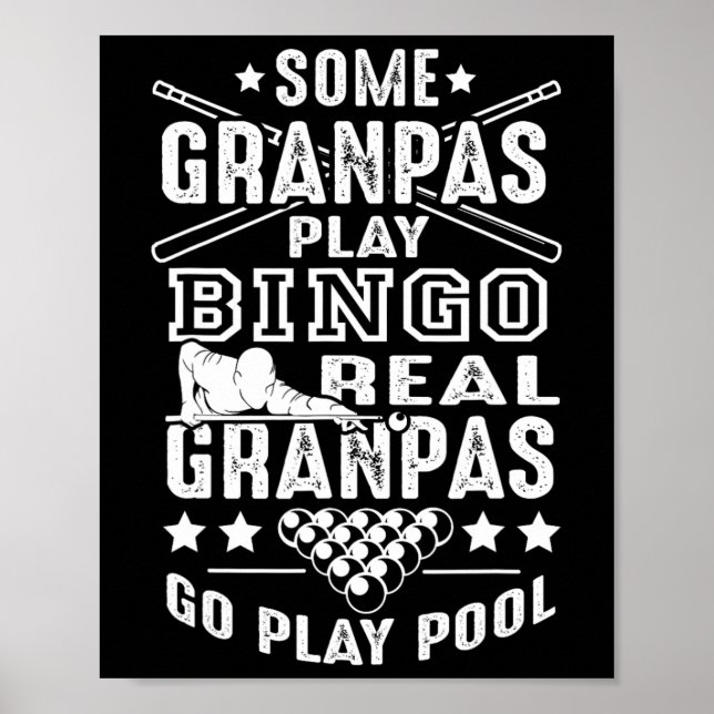 Real Grandpas Play Pool  Poster (Front)