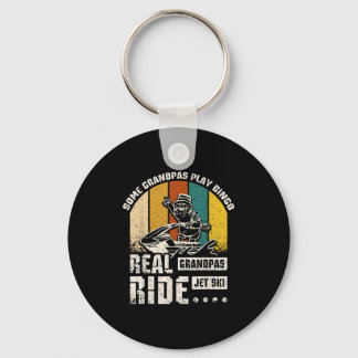 Real Grandpas Ride Jet Ski Key Ring