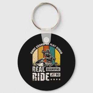 Real Grandpas Ride Jet Ski Key Ring