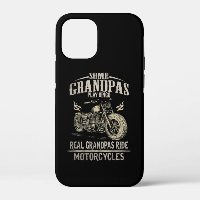 Real Grandpas Ride Motorcycle Gift For Grandpas.pn Case-Mate iPhone Case (Back)