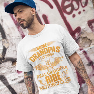 Real Grandpas Ride Motorcycles T-Shirt