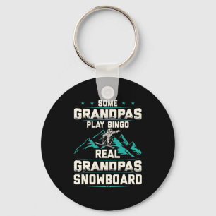 Real Grandpas Snowboard Key Ring