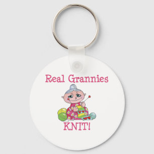 Real Grannies KNIT! Key Ring