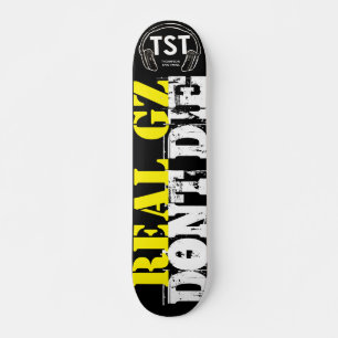 REAL GZ DONT DIE Skateboard, 7¾" Deck Skateboard