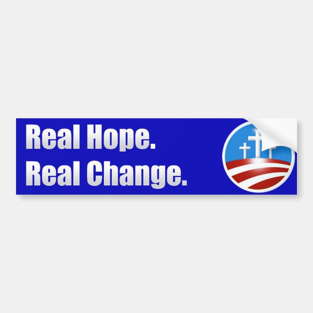 Real Hope Bumper Sticker (Front)