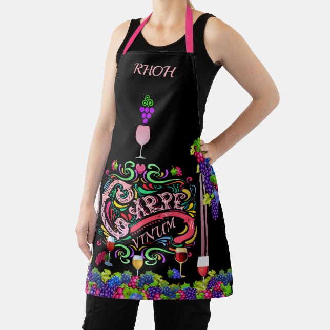Real Housewife Seize the Wine Humour Apron (Insitu)