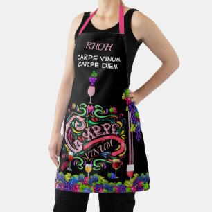 Real Housewives Seize the Wine - Seize the Day Apron