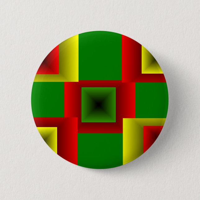 REAL  JAMAICA 6 CM ROUND BADGE (Front)