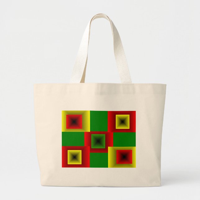 REAL  JAMAICA LARGE TOTE BAG (Front)