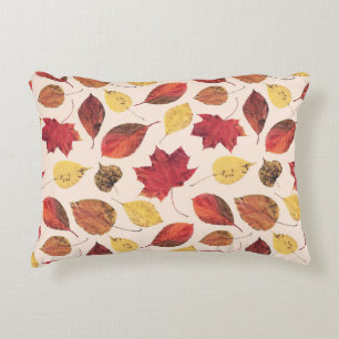 Real leaves photo, unique seamless pattern. decorative cushion