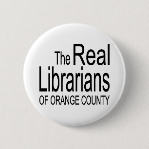 Real Librarians 6 Cm Round Badge