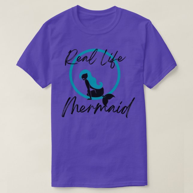 Real life mermaid Mermaid in disguise 2 T-Shirt (Design Front)