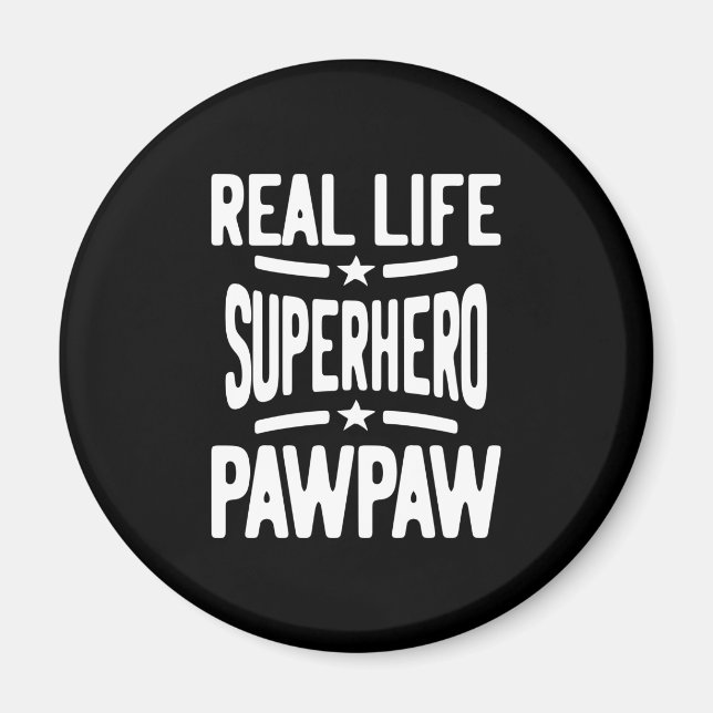 Real Life Superhero Pawpaw | Father Grandpa Magnet (Front)