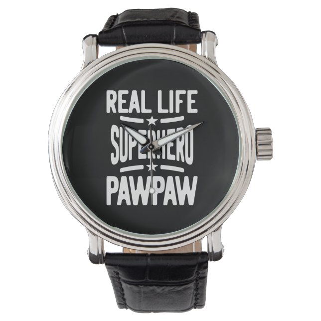 Real Life Superhero Pawpaw | Father Grandpa Watch (Front)