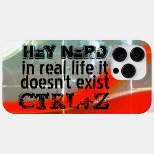 Real life there is no undo, nerd version - red...  Case-Mate iPhone 14 pro max case