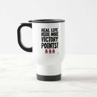 Real Life Victory Points Fun Board Gamer Saying Travel Mug