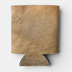 Real lion skin: fur texture can cooler