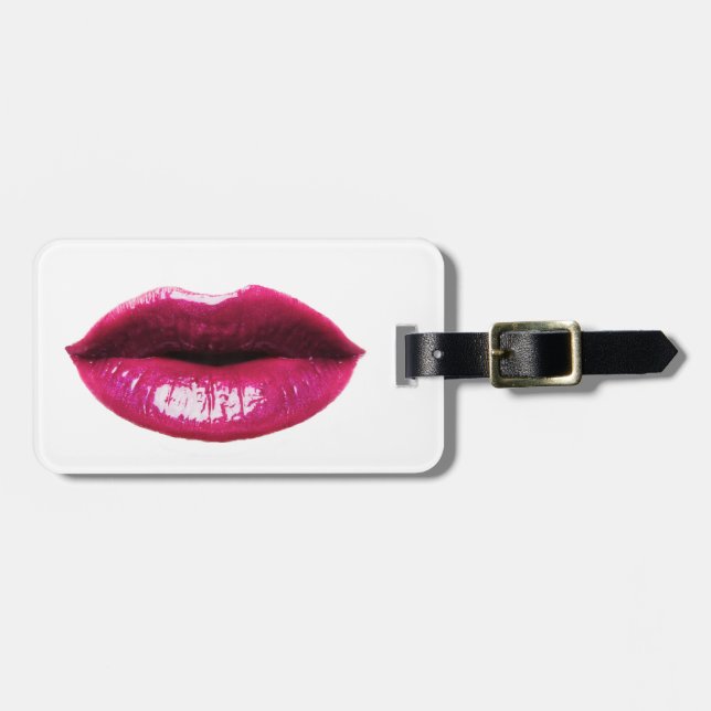 Real lips Luggage Tag (Front Horizontal)