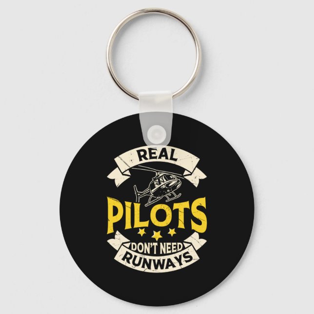 Real Lots Dont Need Runways Long Sleeve  Key Ring (Front)
