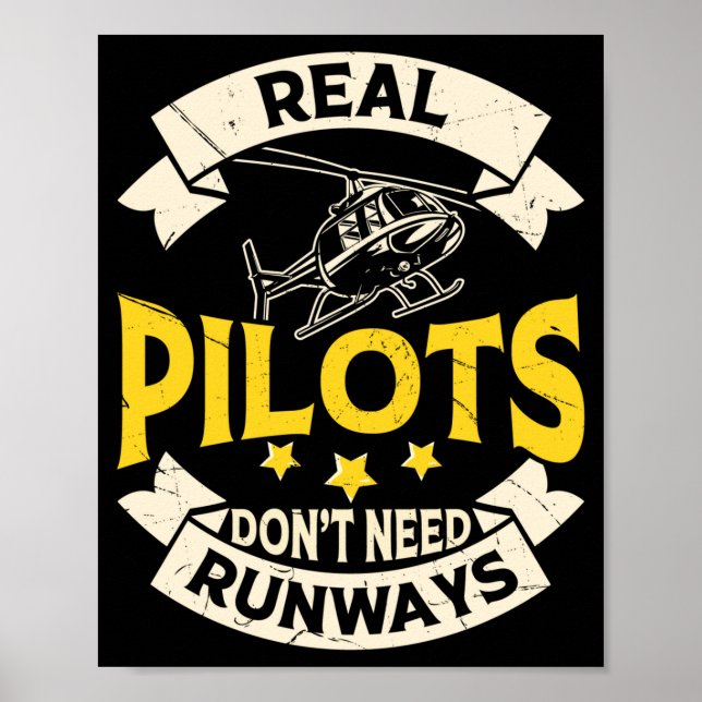 Real Lots Dont Need Runways Long Sleeve  Poster (Front)