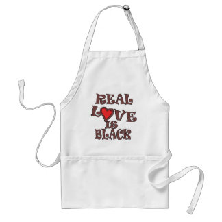 Real Love Is Black Standard Apron