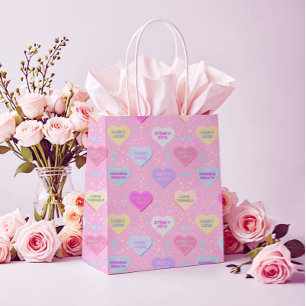 Real love pink medium gift bag