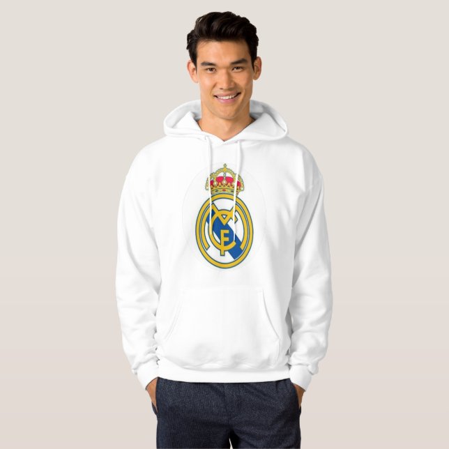 Real Madrid Champions Hoodie – Stylish Fan Gear (Front Full)