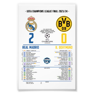 Real Madrid Champions League Champion – Final Photo Print