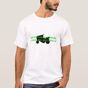 Real Man Mower Lawnmower Racing - V2 T-Shirt