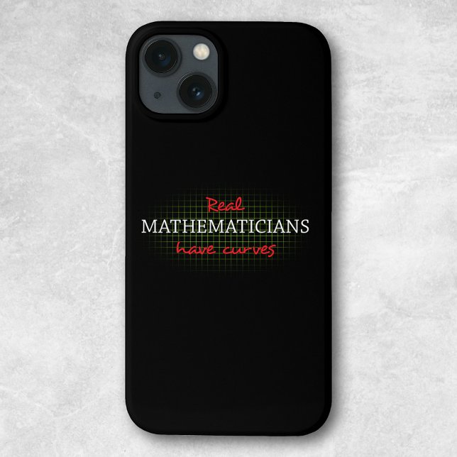 Real Mathematicians Have Curves | Funny Math Case-Mate iPhone Case (Creator Uploaded)